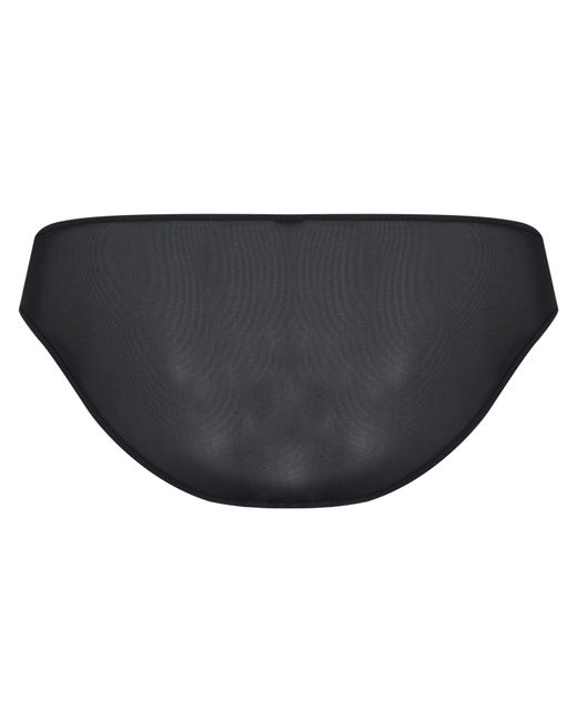 Calvin Klein Black Calvin Sheer Bikini Bottoms