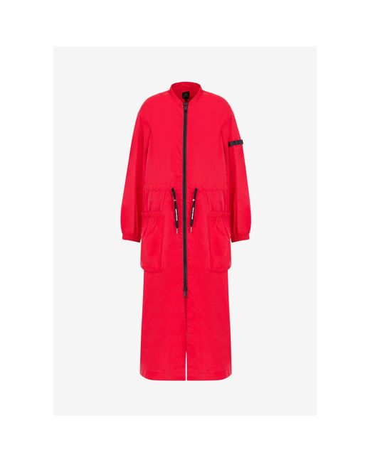 ARMANI EXCHANGE Red Overcoat