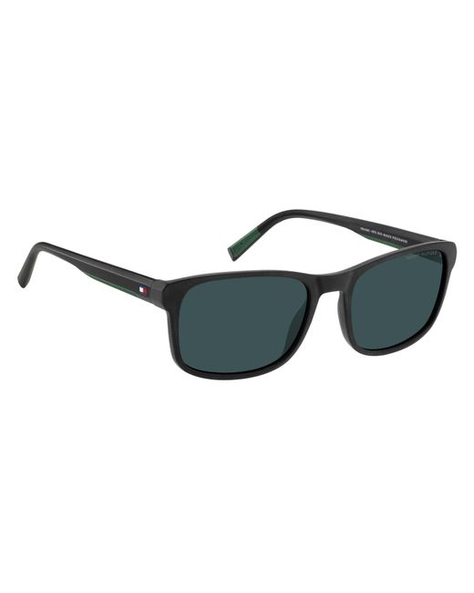 Tommy Hilfiger Green Rectangular Sunglasses for men