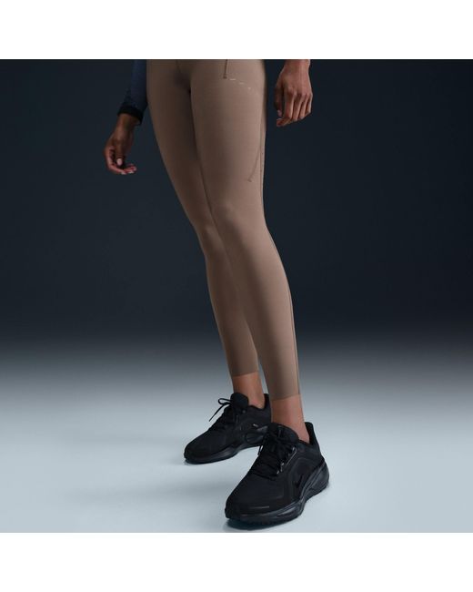 Nike Brown Swift 7/8 Tights