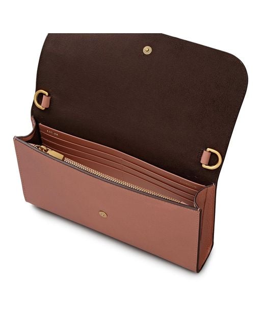 Radley Pink Lynton Road Leather Wallet On Chain