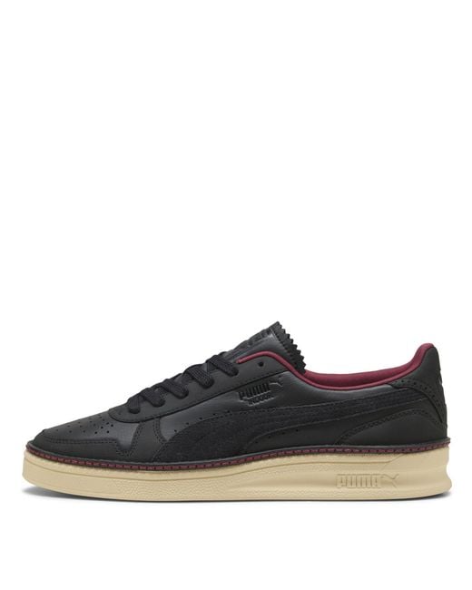 PUMA Black Indoor Regal Grace Low-Top Trainers