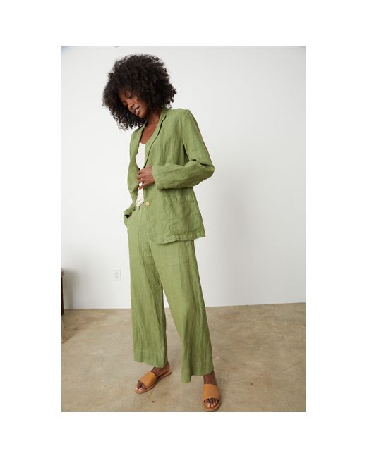 Velvet By Graham & Spencer Green Lightweight Relaxed Fit Parka