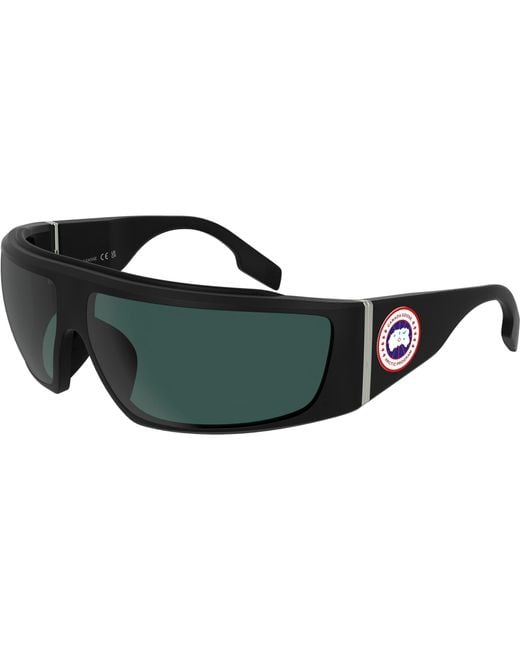 Canada Goose Black Summit Wrap Sunglasses for men