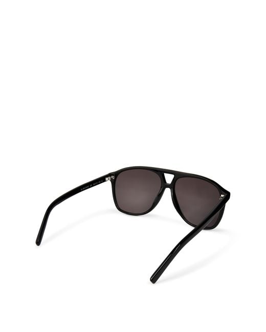 Saint Laurent Gray Sl 596 Dune Sunglasses for men
