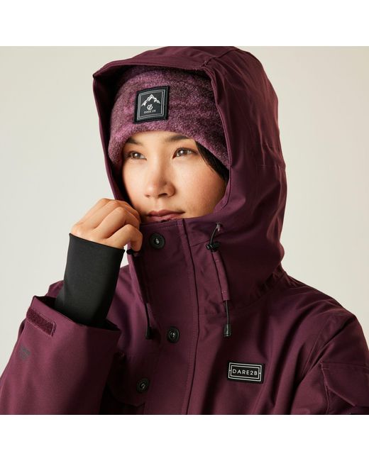 Dare 2b Red Ski Life Recycled Waterproof Breathable Insulated Waterproof Jacket