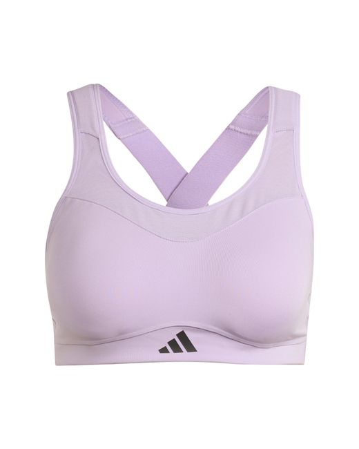 Adidas Purple Power High Impact Sports Bra