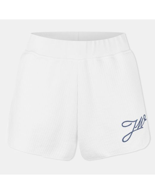 Jack Wills White Fleece Jogger Shorts