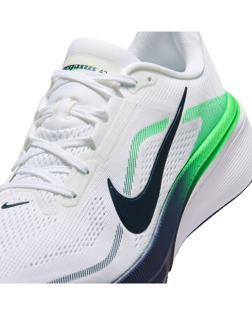 Nike Green Pegasus 42 Running Shoes for men