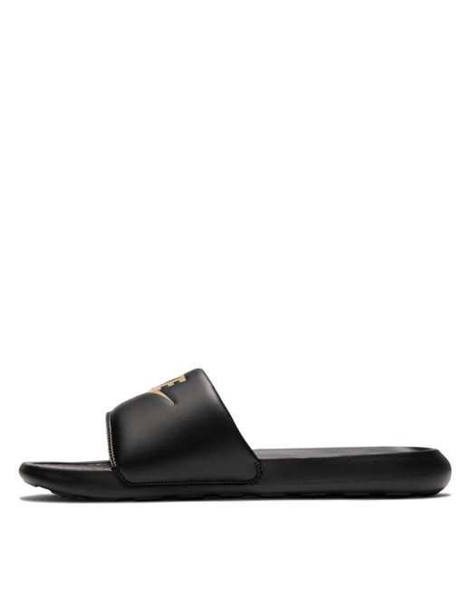 Nike Black Victori One Slides for men