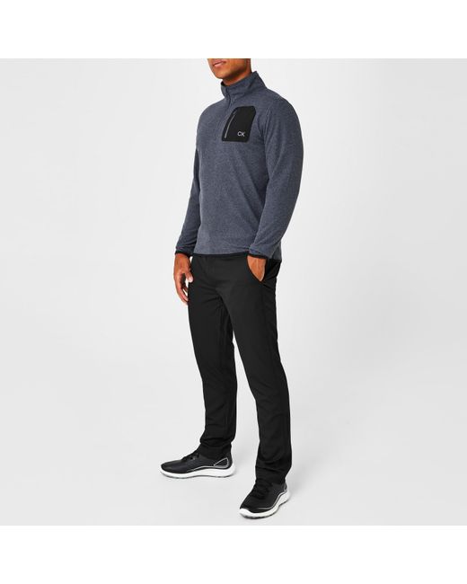 Calvin Klein Black Ckgolf Bullet Stretch Trousers for men