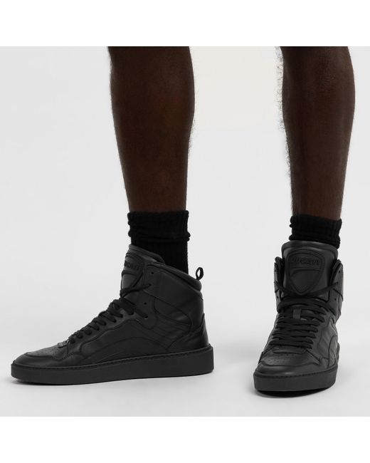DSquared² Black High-Top Trainers for men