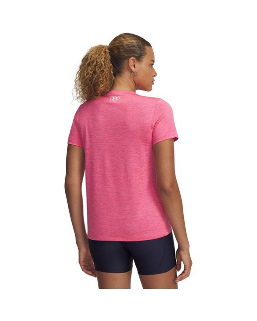Under Armour Pink Tech Twist Short Sleeve