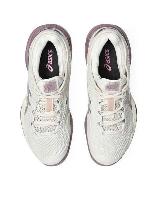 Asics White Court Ff Tennis Shoes