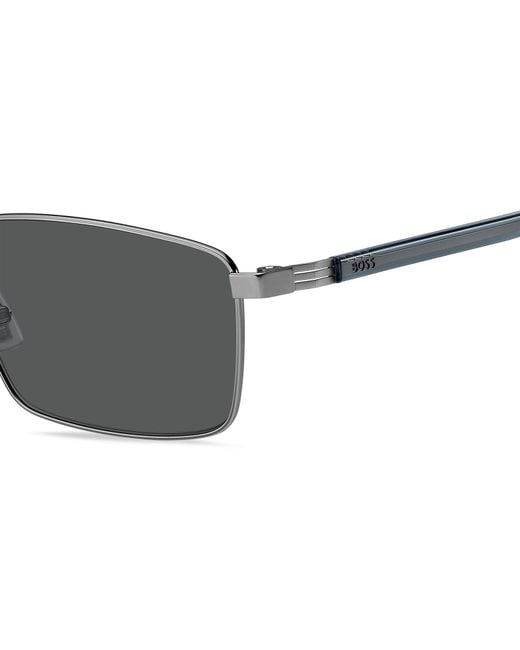 Boss Multicolor Rectangle Sunglasses for men