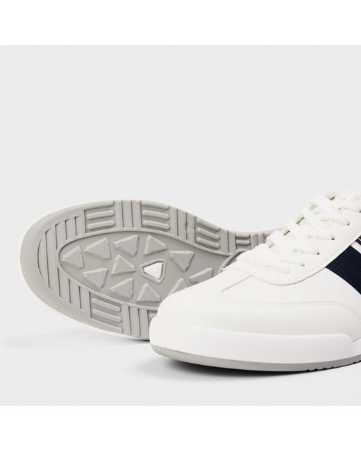 Original Penguin White Gaz Court Trainers for men