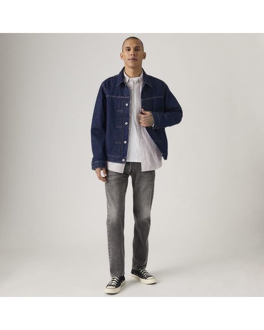 Levi's Gray 501 Orig Strai for men