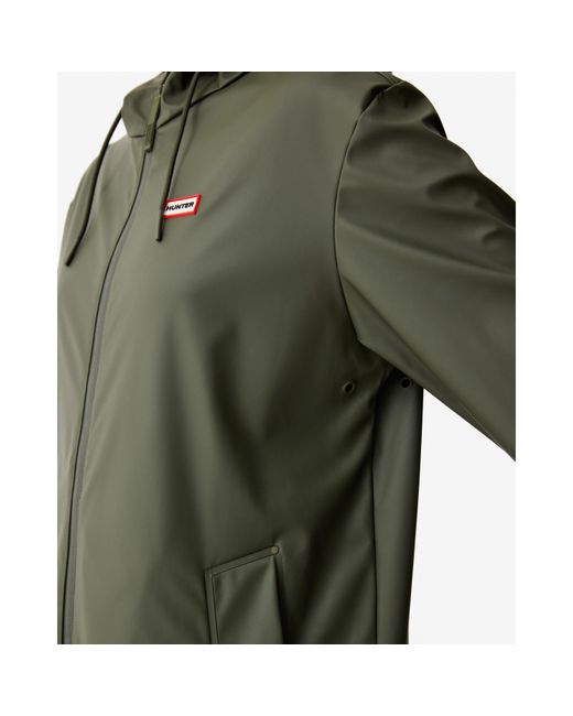 Hunter Green Andrea Waterproof Lightweight Rain Anorak