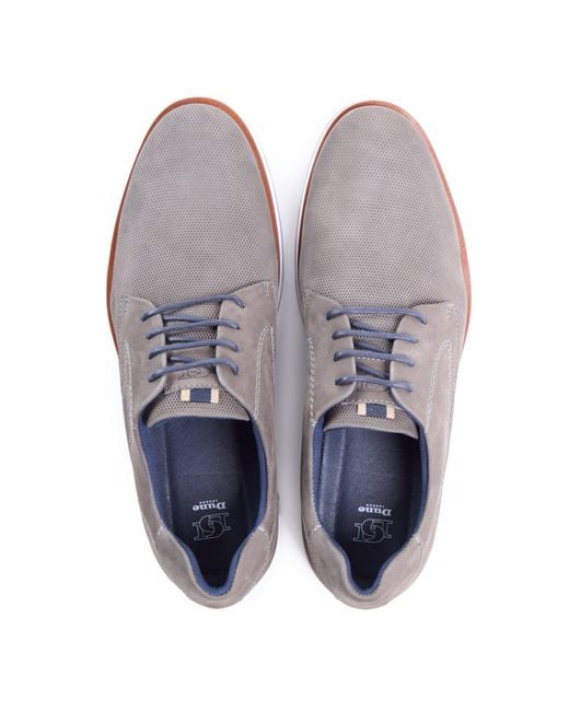 Dune Brown Derby Shoes for men