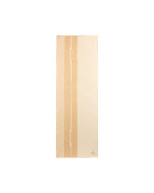 Ralph Lauren Natural Lrl Wrp Scarf Ld64