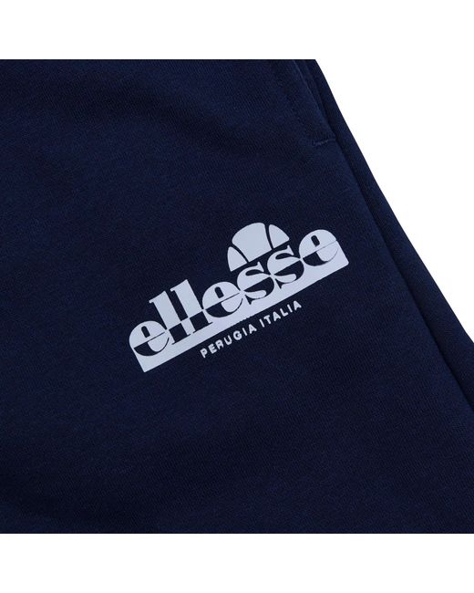 Ellesse Blue Closed Hem Fleece Joggers for men