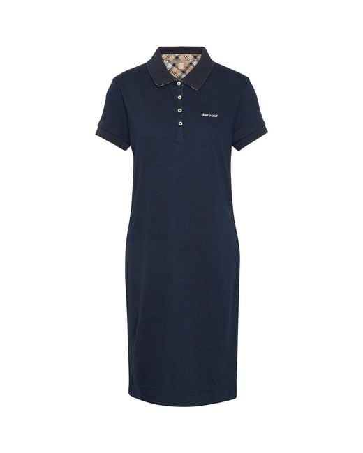 Barbour Blue Polo Dress