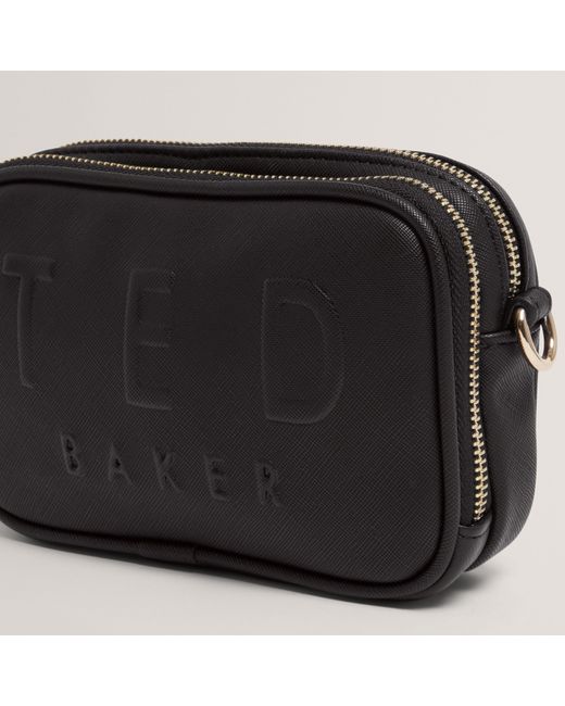 Ted Baker Black Webbing Detail S Crossbody Camera Bag