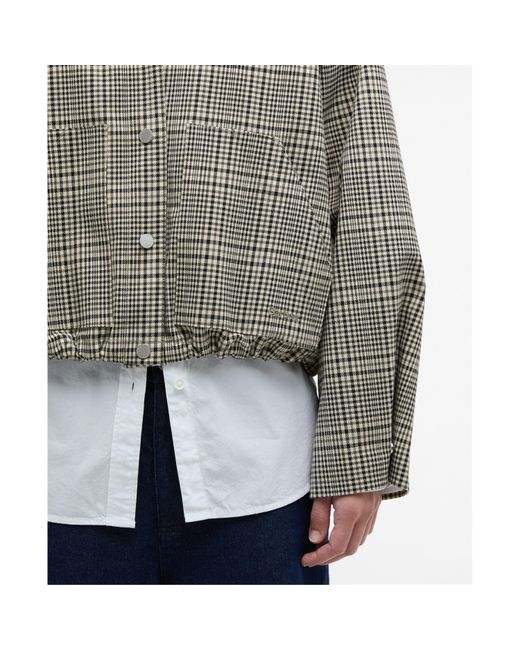 Barbour Gray Bomber Jacket