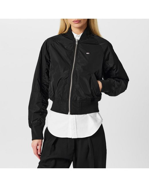Tommy Hilfiger Black Essential Bomber Jacket