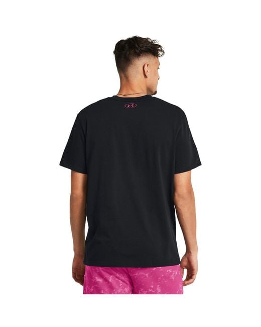Under Armour Blue Regular Fit T-Shirt for men