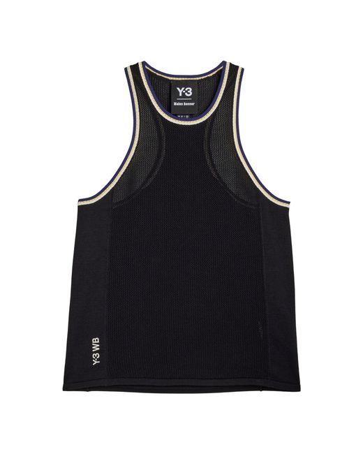 Adidas Originals Black By Wales Bonner X Y3 Knit Tank Top for men