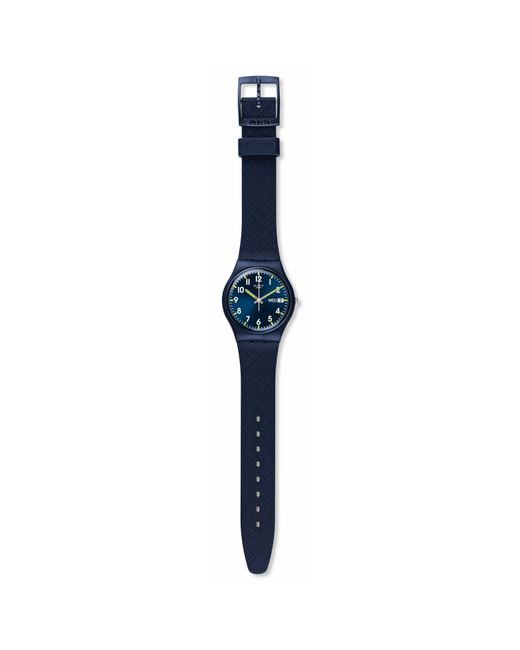 Swatch Blue Core Analogue Quartz Watch