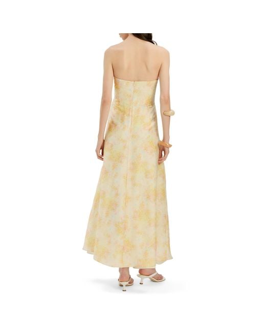 Bardot Metallic Amina Strapless Maxi Dress