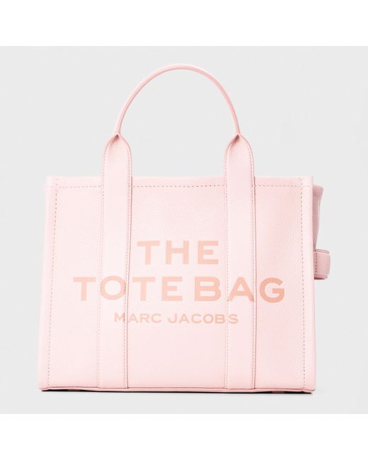 Marc Jacobs Pink Medium Leather Tote Bag