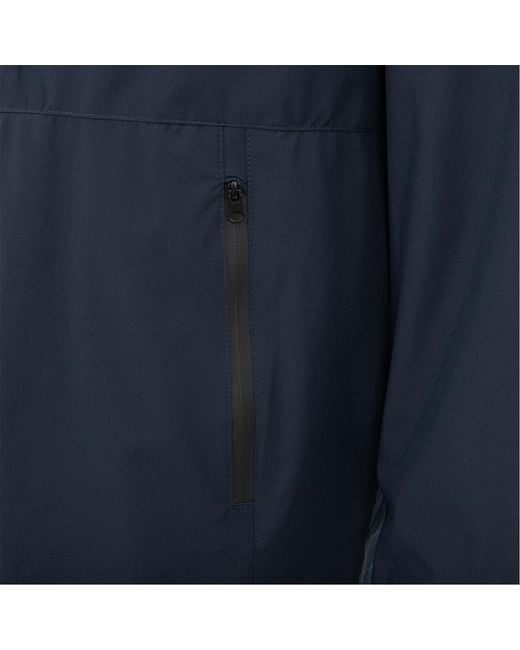 Gelert Blue Hooded Water Resistant Windproof Waterproof Jacket for men
