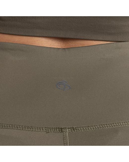 Craghoppers Green Crag Kiwi Cropped Leggings