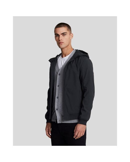 Lyle & Scott Blue Softshell Jacket for men