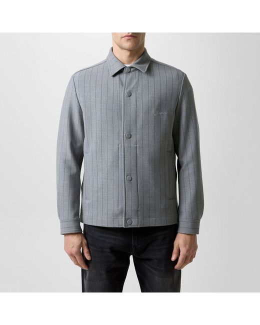 Boss Gray Carpercoach Overshirt for men