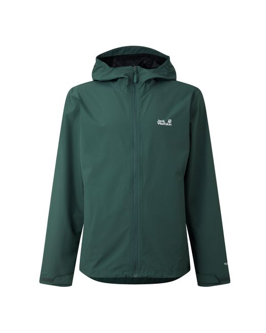 Jack Wolfskin Green Waterproof Jacket for men