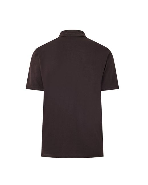 Emporio Armani Black Polo Shirt for men