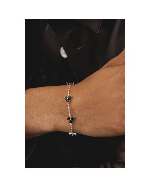 Common Lines White Como Bracelet