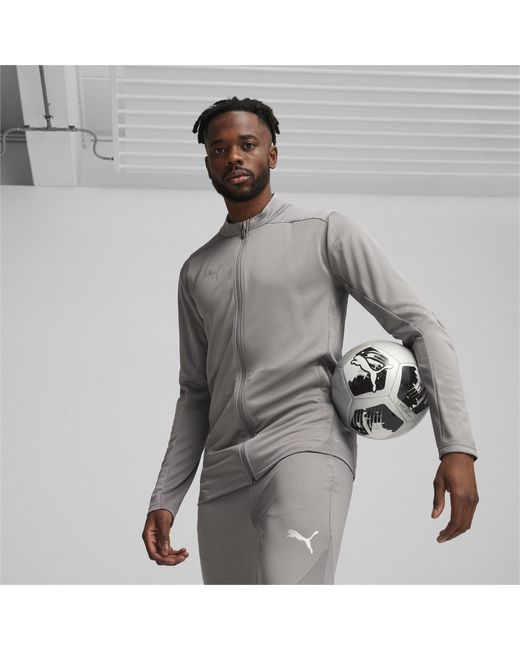 PUMA Gray Performance Moisture-Wicking Training Jacket for men