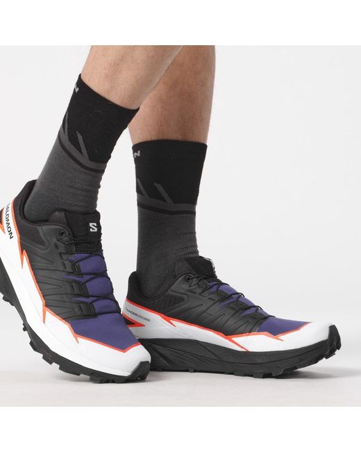 Salomon Gray Thundercross Trail Running Shoes for men