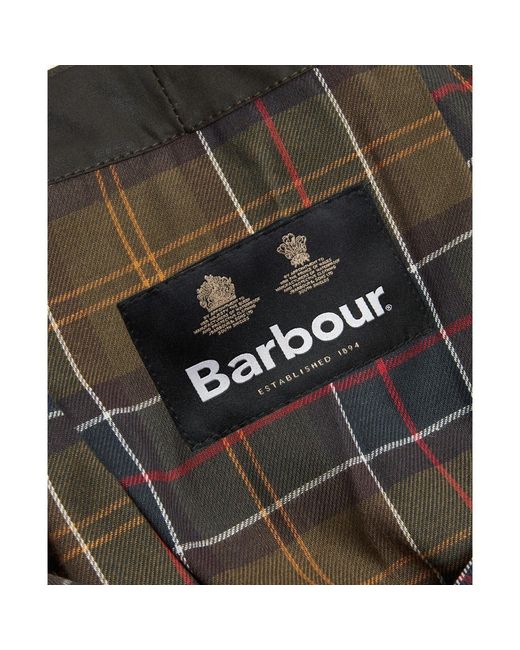 Barbour Black Sylkoil Attachable Waxed Hood