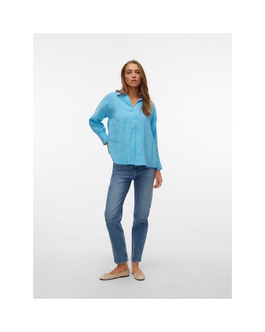 Vero Moda Blue Vmqueeny Shirt