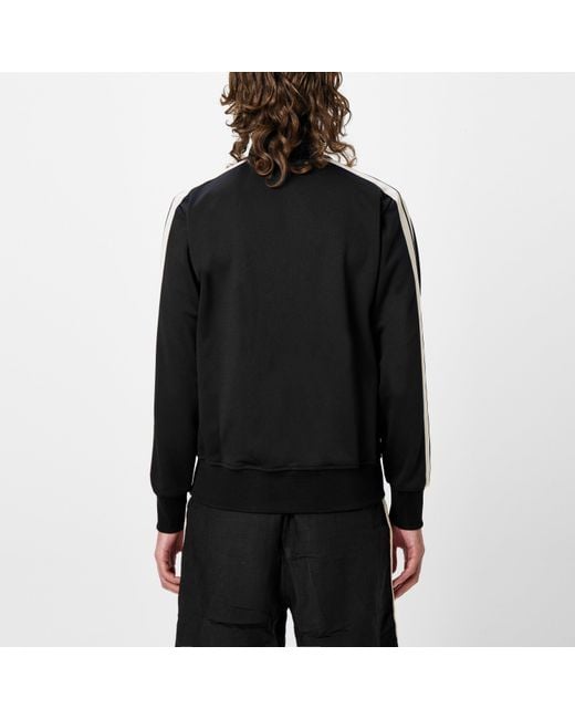 Palm Angels Black Monogram Track Jacket for men