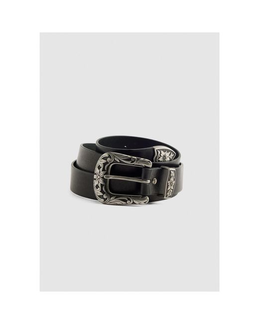 Levi's Black Rodeo Leather Belt