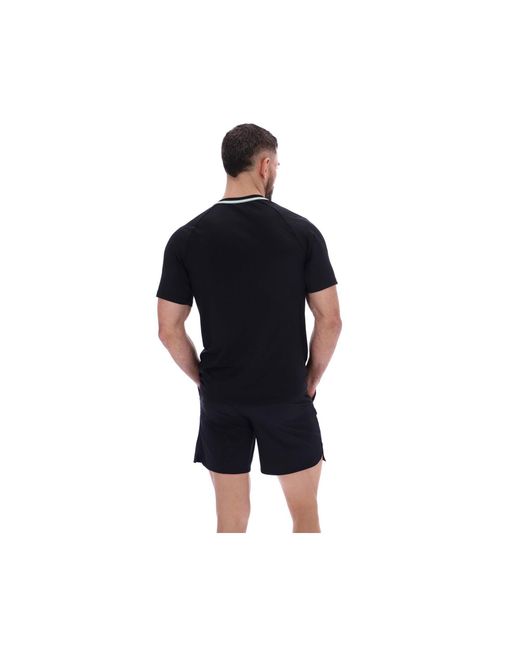 Ted Baker Black Harrison Aeroflow Training T-Shirt for men
