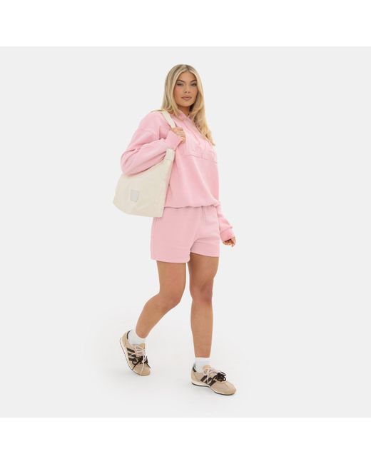 I Saw It First Pink Washed Jogger Short