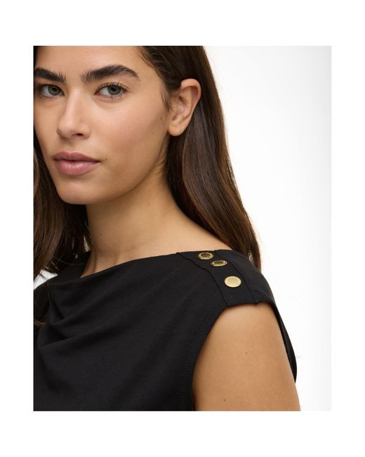 Barbour Black Sleeveless Shirt